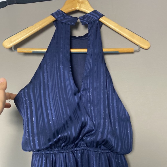 City Studio navy blue high-low dress. - Picture 6 of 6